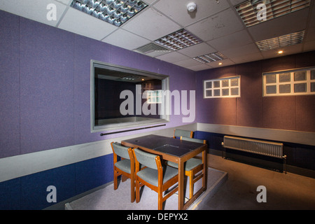 Police station interview room Stock Photo