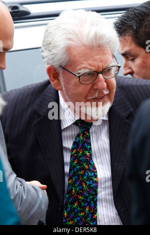 Australian entertainer Rolf Harris and his wife Alwen leave the City of Westminster Magistrates Courts in London, Britain Stock Photo