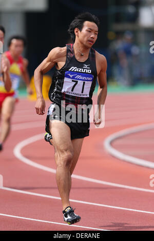 Saitama, Japan. 22nd Sep, 2013. Yusuke Ishitsuka, SEPTEMBER 22, 2013 - Athletics : The 61st All Japan Industrial Athletics Championship Men's 400m at Kumagaya Sports Culture Park Athletics Stadium, Saitama, Japan. Credit:  YUTAKA/AFLO SPORT/Alamy Live News Stock Photo