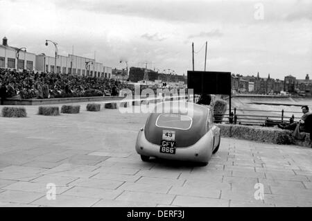 TVR RGS Atalanta bodied prototype 1954 Morecambe Rally Stock Photo