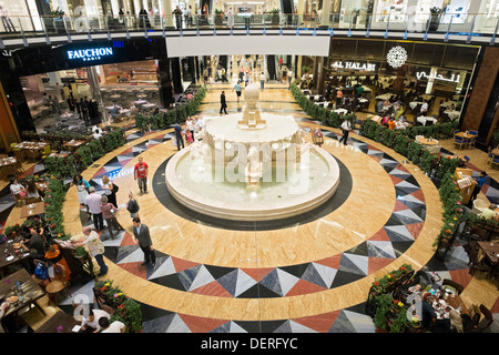 Interior of Mall of the Emirates shopping centre in Dubai United Arab Emirates Stock Photo