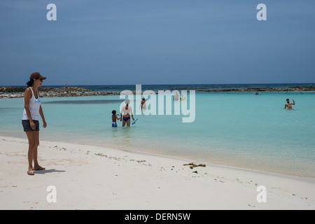 Baby Beach Aruba Stock Photo