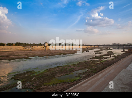 Sabarmati Riverfront, Ahmedabad, Gujarat, India Stock Photo