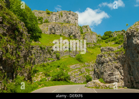 Cheddar Gorge, Cheddar, Somerset, England Stock Photo