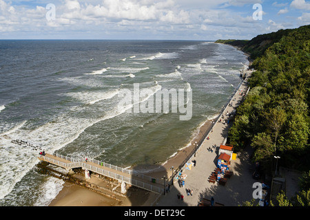 Sea front of Swetlogorsk, Russia Stock Photo