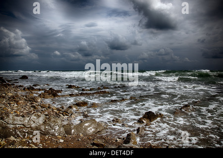 Storm on the sea after a rain. HDR image Stock Photo - Alamy