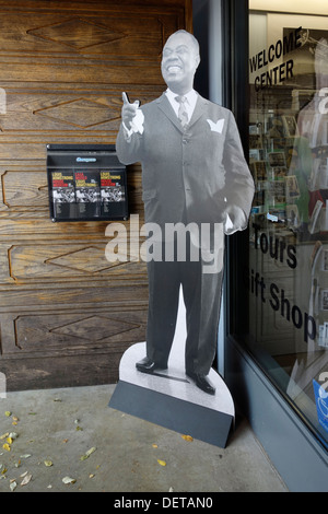 Louis Armstrong House museum in Corona Queens New York City Stock Photo