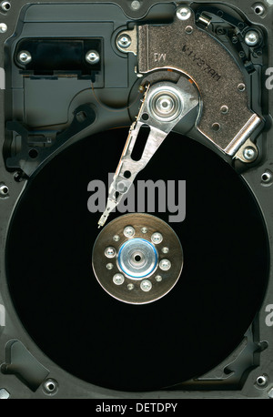 Western Digital Caviar IDE hard drive with cover removed Stock Photo