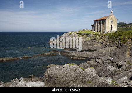 Hermitage Of Santa Catalina Mundaka Vizcaya The Basque Country Spain 