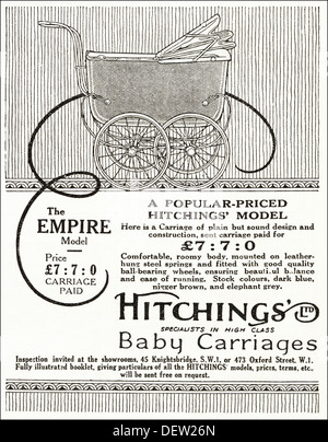 Original 1920s advertisement advertising baby's TREASURE COT, consumer ...