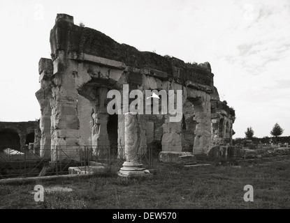 Roman amphitheatre at Santa Maria Capua Vetere in Campania, Southern Italy Stock Photo