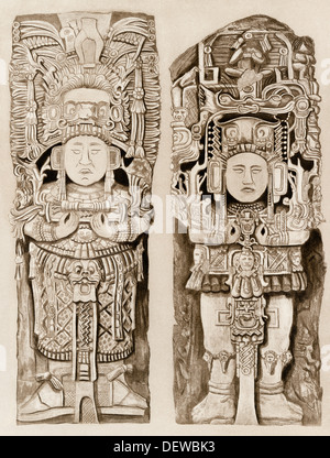 An Artifact From Maya Civilization At Copan Ruins; Copan, Honduras ...