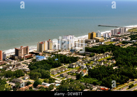 Myrtle Beach - Aerial View Stock Photo