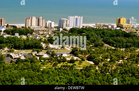 Myrtle Beach - Aerial View Stock Photo