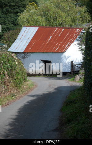 devon cob barn,Britain has many earth buildings across the country, going by different names in different regions. Stock Photo