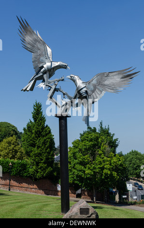 The diamond jubilee sculpture by Walenty Pytel in Rose Bank Gardens in ...