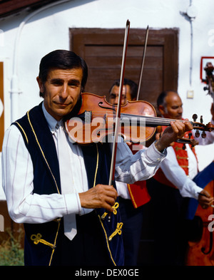 Holloko Hungary Gypsy Band Stock Photo