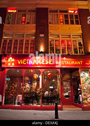 Vietnamese restaurant, Chinatown, London, England, UK Stock Photo