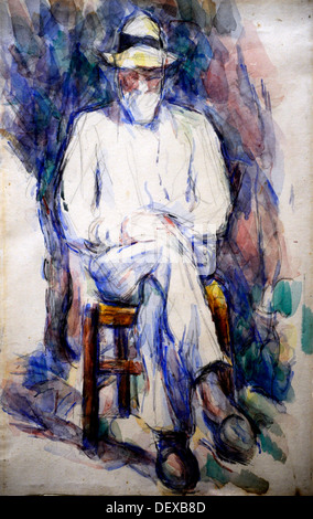 The Gardener Vallier by Paul Cézanne Stock Photo Alamy