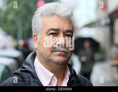The chairman of the German-Syrian Association, Mustafa Gumrok, is pictured in Berlin, Germany, 20 September 2013. Photo: STEPHANIE PILICK/dpa Stock Photo