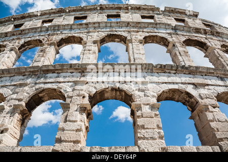 Roman amphitheater - Pula, Croatia Stock Photo