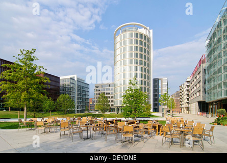 Office tower at the International Coffee Plaza in Hamburg's HafenCity, Hamburg Stock Photo