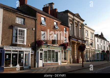 High Street, Daventry, Northamptonshire, England, UK Stock Photo