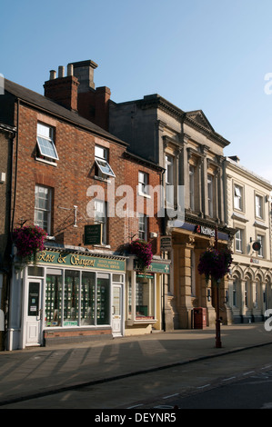 High Street, Daventry, Northamptonshire, England, UK Stock Photo