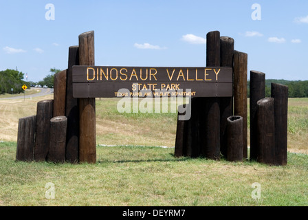 Dinosaur Valley State Park  Glen Rose Texas USA. Stock Photo