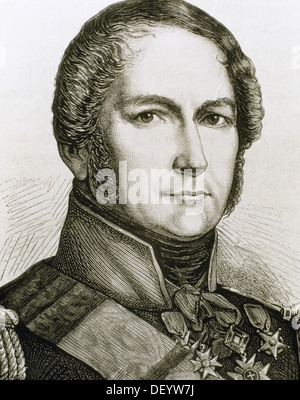 Leopold I of Belgium (1790-1865). In 1831 the first King of the Belgians, following Belgium's independence from the Netherlands. Stock Photo