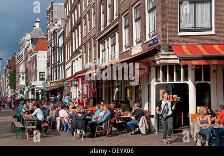 Cafe Fonteyn Nieuwmarkt Amsterdam bar pub Netherlands  ( red light district Stock Photo