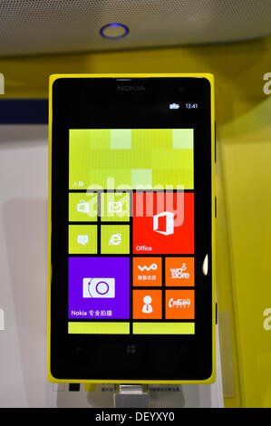 Beijing, China - 25 September, 2013, PT/ EXPO COMM China 2013, one of the largest and influential ICT and electronics science and technology exhibitions in Asia. Nokia Lumia 1020 Credit:  momo leif/Ģ����ý Live News Stock Photo