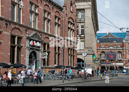 De Balie theater center for politics culture media café restaurant Leidseplein Amsterdam Stadsschouwburg background City Theater Stock Photo