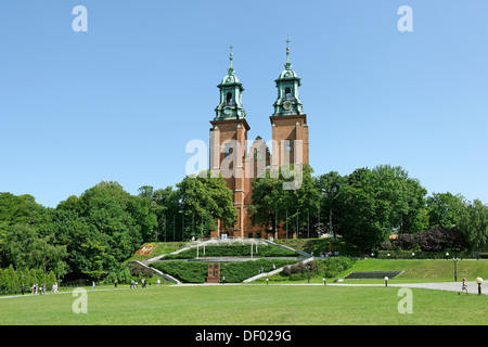 Gniezno Cathedral or Cathedral Basilica of the Assumption of the Blessed Virgin Mary and St. Adalbert, Gniezno, Poland, Europe Stock Photo