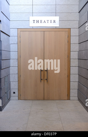 theater entrance doors Stock Photo
