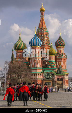 St. Basil's Cathedral, Red Square, Tverskoy, Moskau, Moscow Oblast, Russia Stock Photo