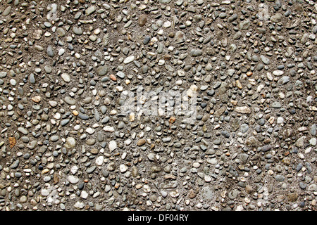 Closeup of stones in pavement Stock Photo