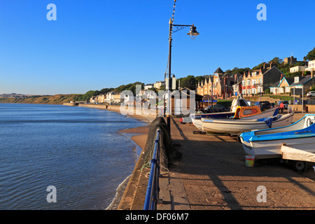 Fishing boats on the Coble Landing, Filey, North Yorkshire, England, UK. Stock Photo