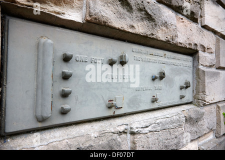 standard measures of imperial length by standards department of the board of trade ormskirk lancashire england uk Stock Photo