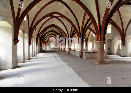 Monks' dorm room, basilica, abbey church, founded in 1136, Eberbach monastery, Eltville am Rhein, Rheingau region, Hesse Stock Photo