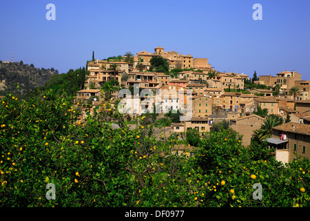 Village Deia, Mallorca, Balearic Islands, Spain Stock Photo