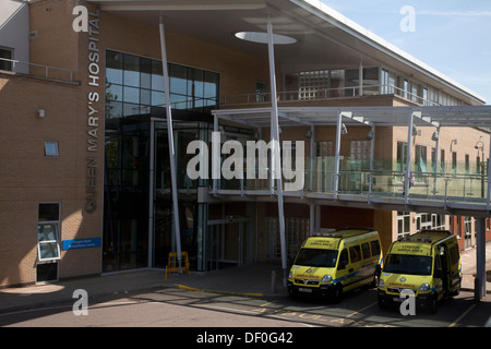 The exterior of Queen Mary's Hospital, Roehampton, London, England, UK ...