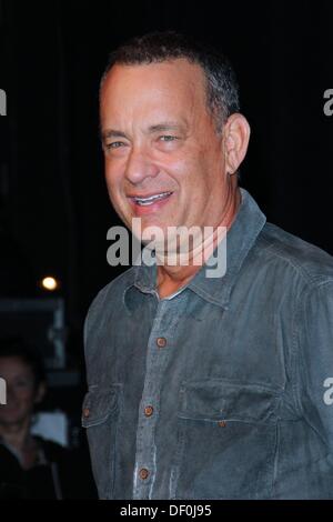 Los Angeles, California, USA. 25th Sep, 2013. Tom Hanks attends 23rd Annual Simply Shakespeare 2013 held at The Broad Stage on September 25, 2013 in Santa Monica, California. Credit:  TLeopold/Globe Photos/ZUMAPRESS.com/Alamy Live News Stock Photo