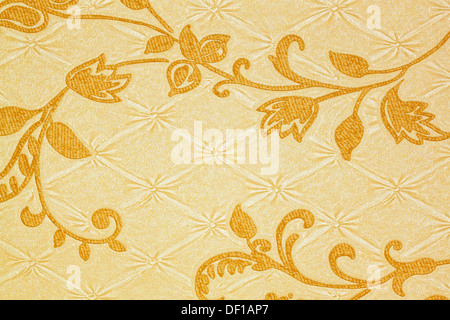 old grunge wallpaper background with vintage victorian style. Stock Photo