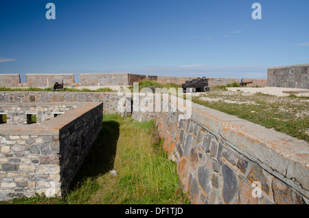 Canada, Manitoba, Churchill, Parks Canada. National Historic Site of Canada, Prince of Wales Fort. Stock Photo