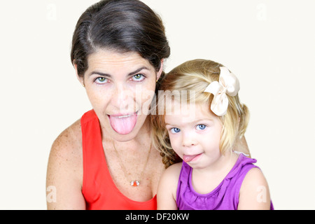 Tongue out Stock Photo
