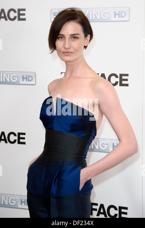 Erin O'Connor attends the launch of 'The Face'. Stock Photo