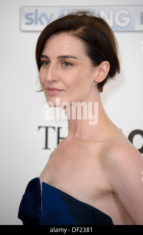 Erin O'Connor attends the launch of 'The Face'. Stock Photo