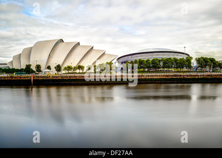 Glasgow, Scotland - August 28th, 2013: The 'Armadillo' and Hydro Concert Centre Stock Photo