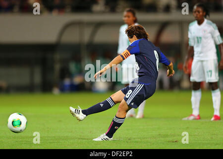 Chiba, Japan. 26th Sep, 2013. Aya Miyama (JPN), September 26, 2016 - Football / Soccer : International friendly match between Japan 2-0 Nigeria at Fukuda Denshi Arena, Chiba, Japan. Credit:  Daiju Kitamura/AFLO SPORT/Alamy Live News Stock Photo